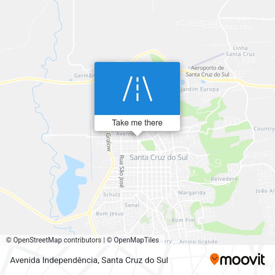 Avenida Independência map