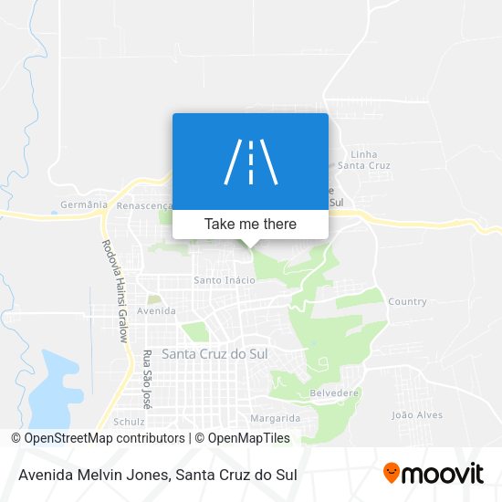 Avenida Melvin Jones map