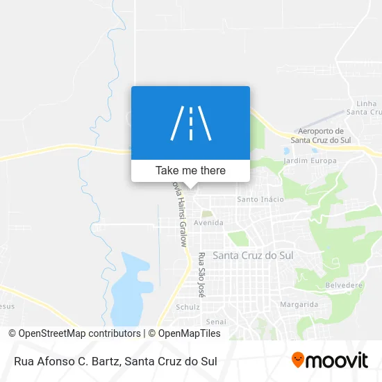 Rua Afonso C. Bartz map