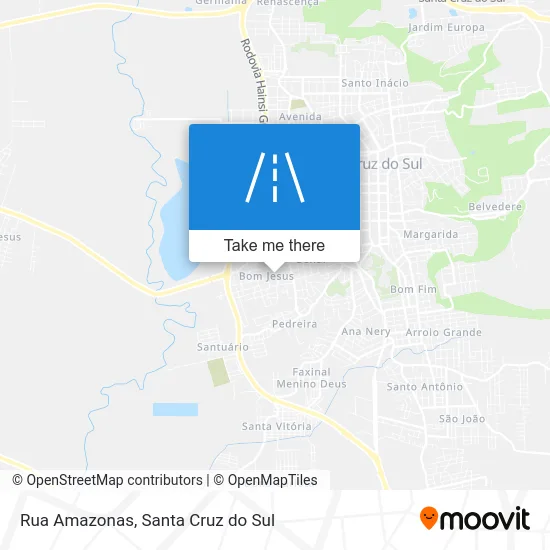 Rua Amazonas map