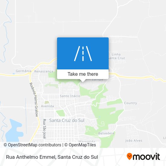 Rua Anthelmo Emmel map