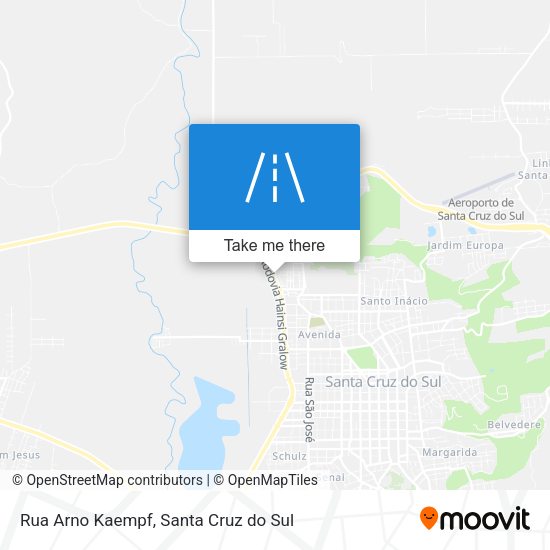 Rua Arno Kaempf map
