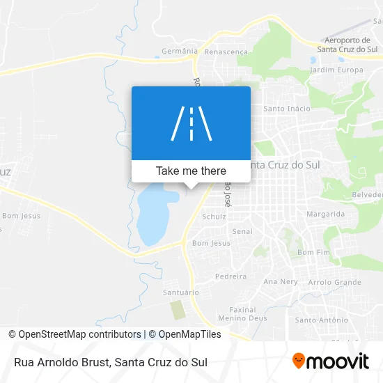 Rua Arnoldo Brust map