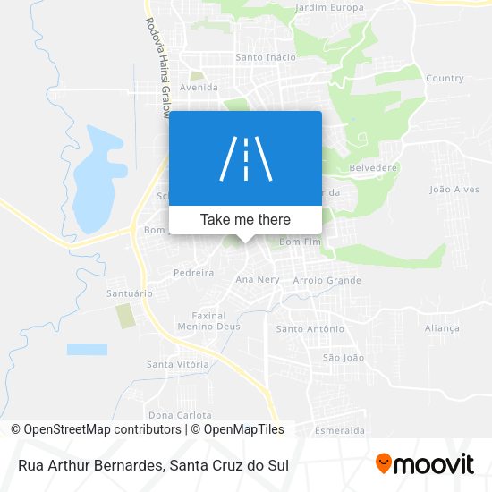 Rua Arthur Bernardes map