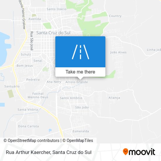 Rua Arthur Kaercher map