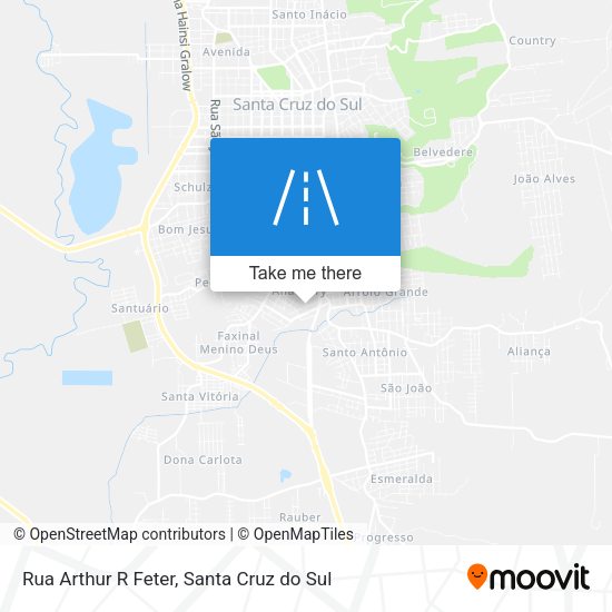 Rua Arthur R Feter map