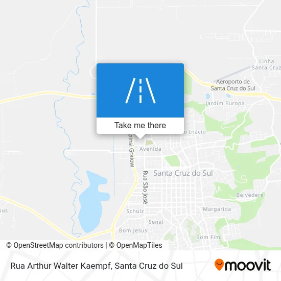 Rua Arthur Walter Kaempf map