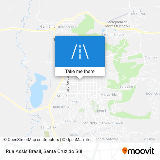 Rua Assis Brasil map