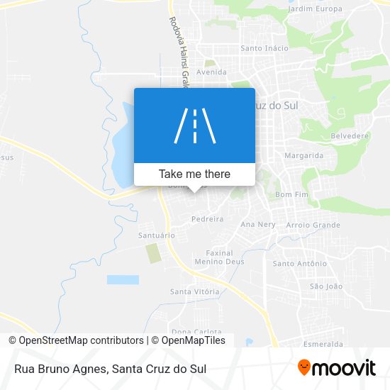 Rua Bruno Agnes map