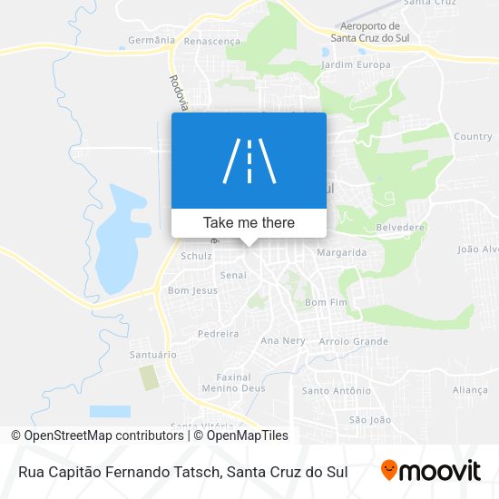 Rua Capitão Fernando Tatsch map