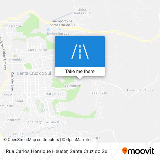 Rua Carlos Henrique Heuser map