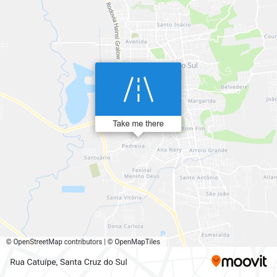 Rua Catuípe map