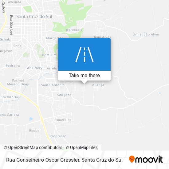 Rua Conselheiro Oscar Gressler map