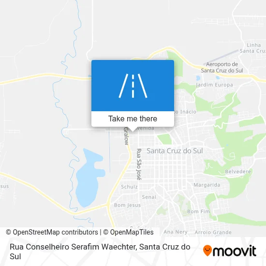 Rua Conselheiro Serafim Waechter map