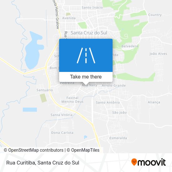 Rua Curitiba map