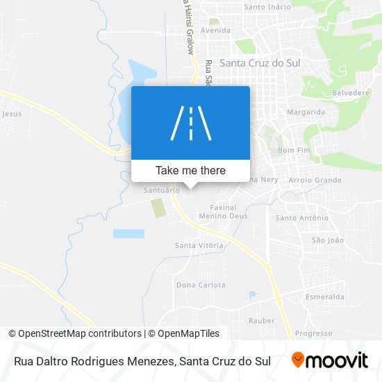 Rua Daltro Rodrigues Menezes map