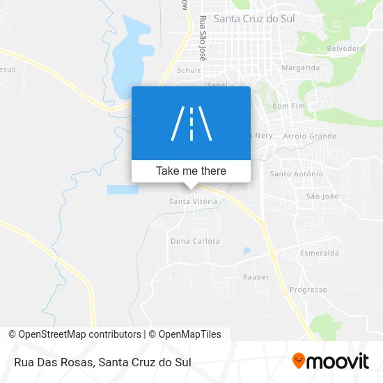 Rua Das Rosas map