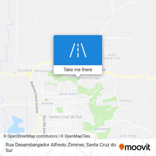 Rua Desembargador Alfredo Zimmer map