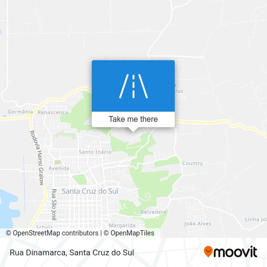 Rua Dinamarca map