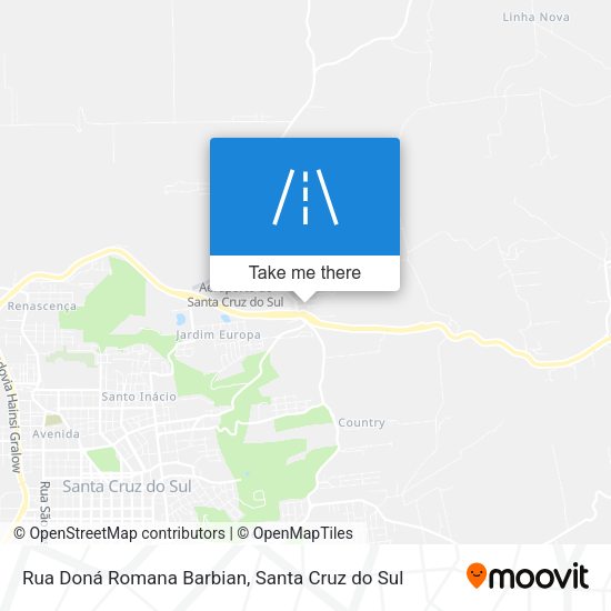 Rua Doná Romana Barbian map