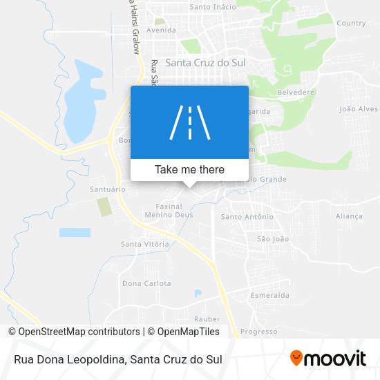 Rua Dona Leopoldina map