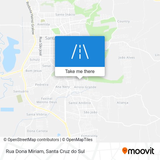 Rua Dona Miriam map