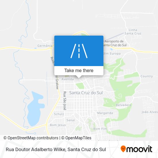 Rua Doutor Adalberto Wilke map