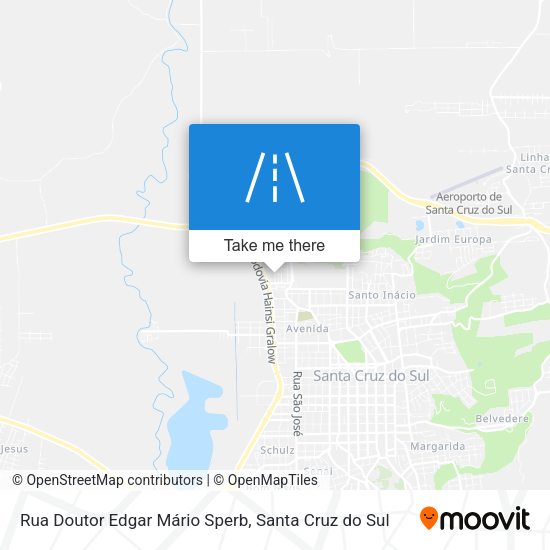 Rua Doutor Edgar Mário Sperb map