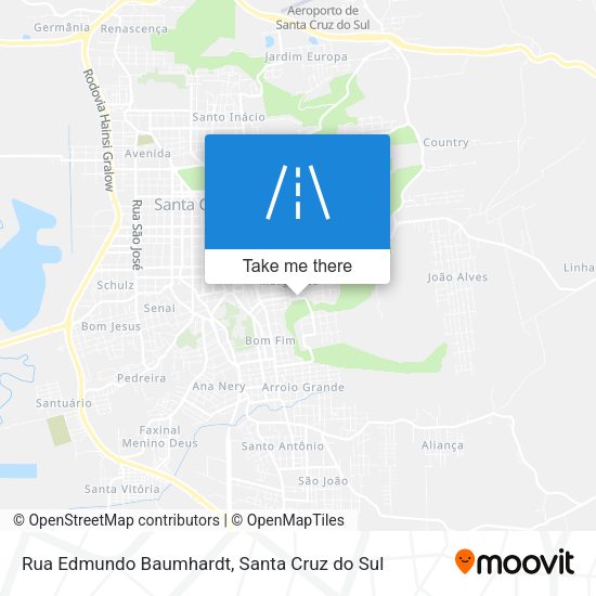 Rua Edmundo Baumhardt map