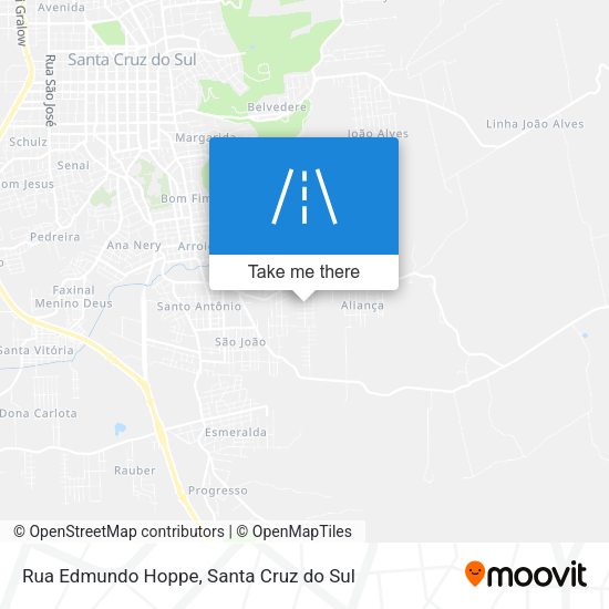 Rua Edmundo Hoppe map