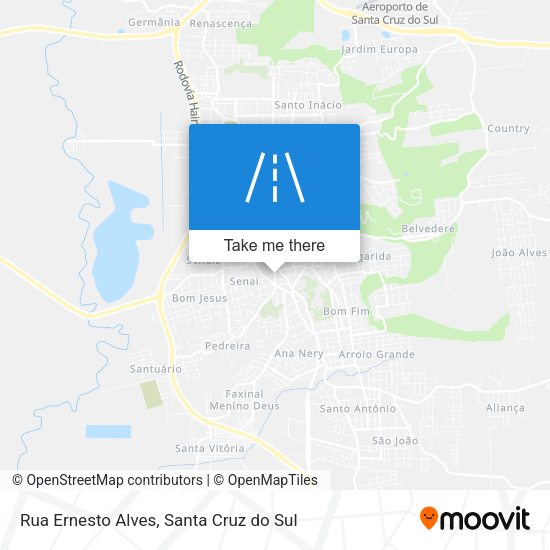 Rua Ernesto Alves map