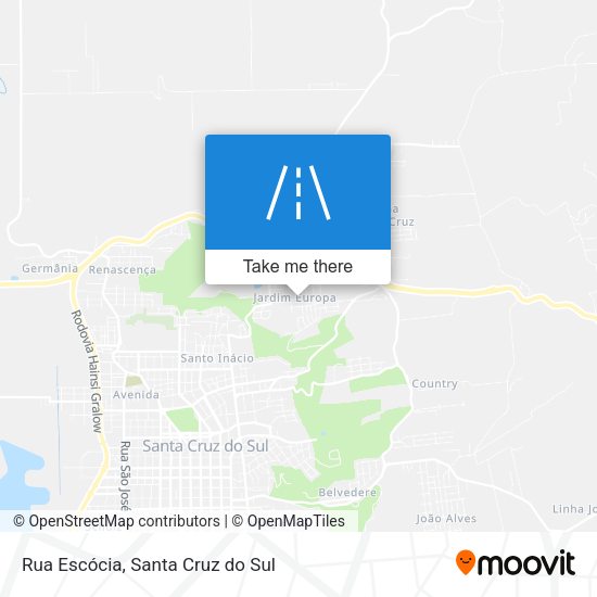 Rua Escócia map