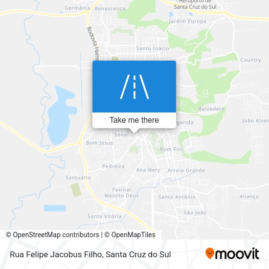 Rua Felipe Jacobus Filho map