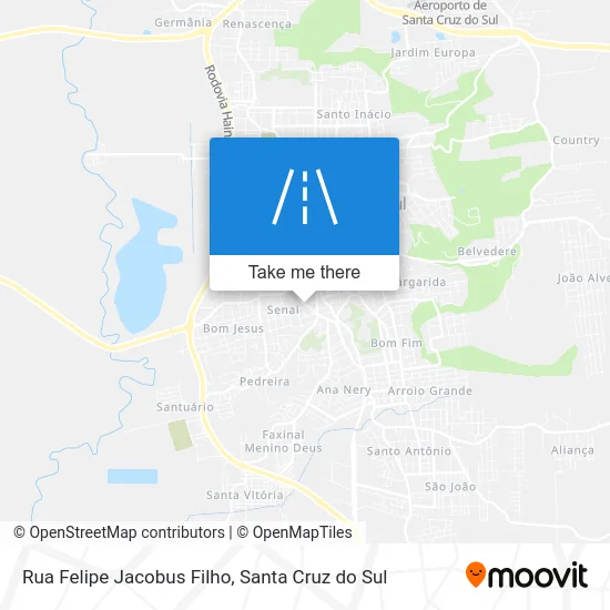 Rua Felipe Jacobus Filho map