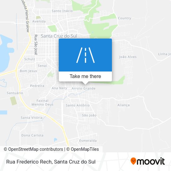 Rua Frederico Rech map