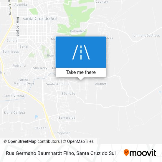 Rua Germano Baumhardt Filho map