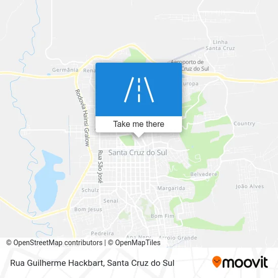 Rua Guilherme Hackbart map