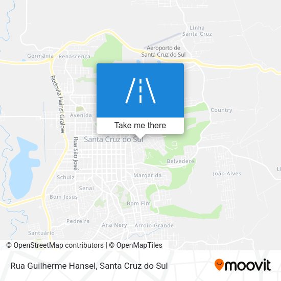 Rua Guilherme Hansel map