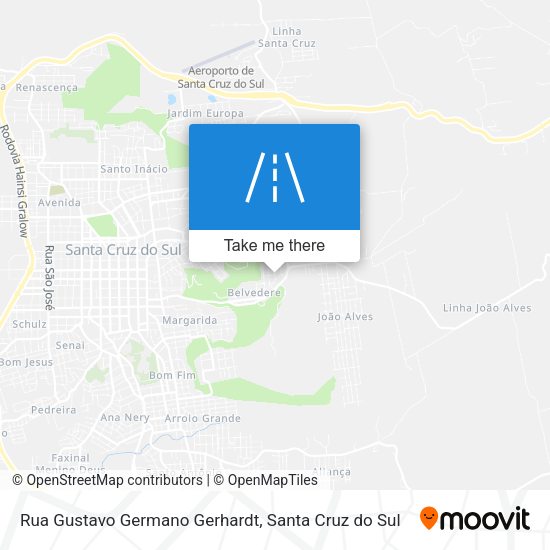 Rua Gustavo Germano Gerhardt map
