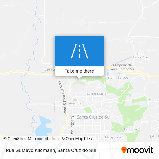 Rua Gustavo Kliemann map