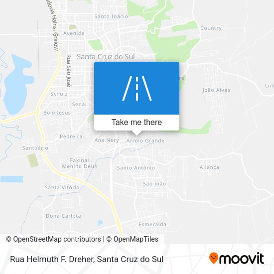 Rua Helmuth F. Dreher map