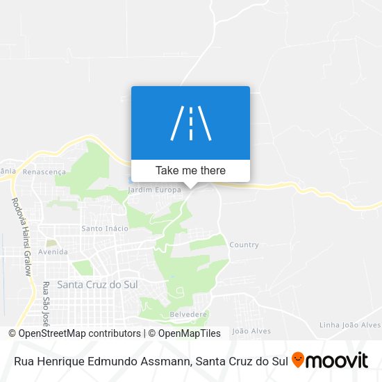 Rua Henrique Edmundo Assmann map