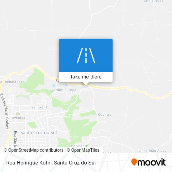 Rua Henrique Kõhn map