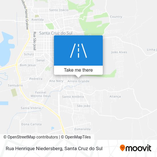 Rua Henrique Niedersberg map