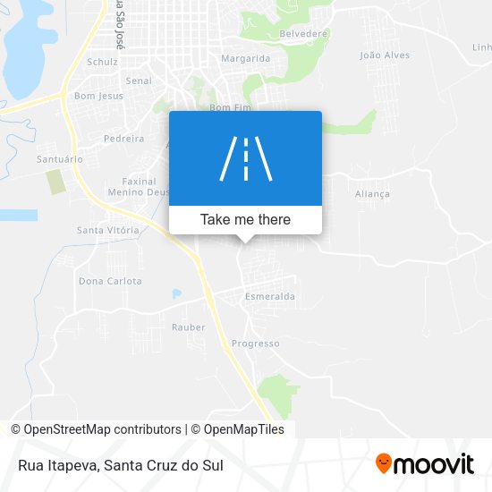 Rua Itapeva map