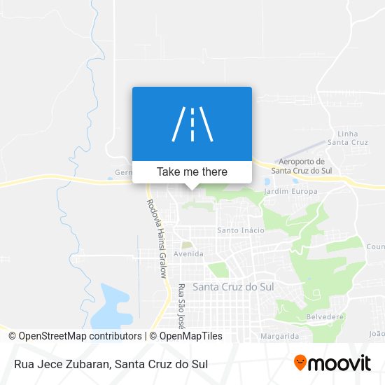 Rua Jece Zubaran map