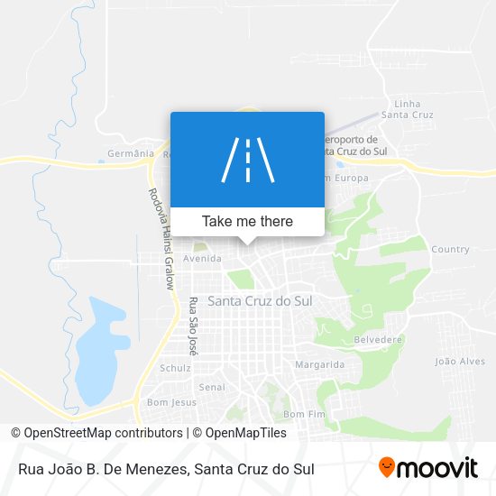 Rua João B. De Menezes map