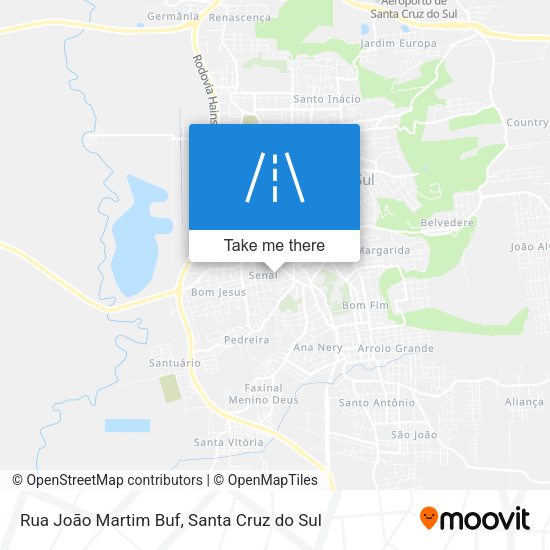 Rua João Martim Buf map