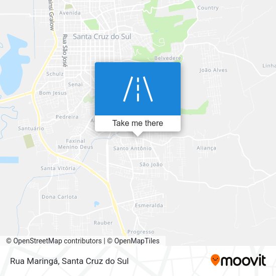 Rua Maringá map