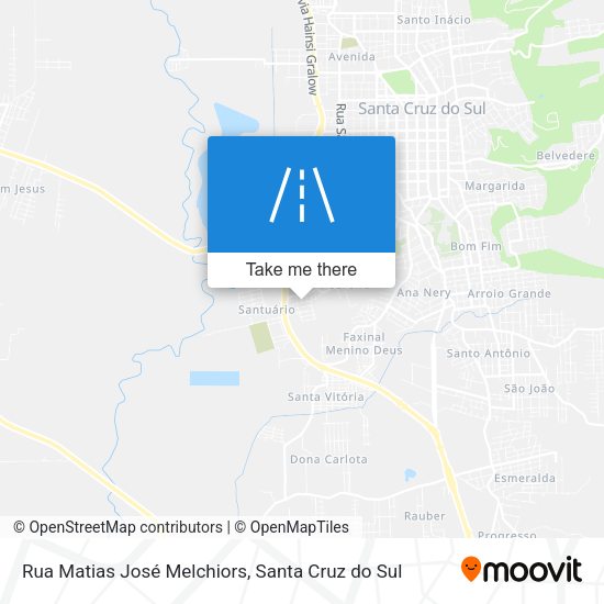 Rua Matias José Melchiors map